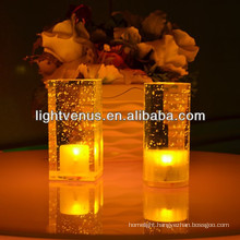 Transparent crystal rechargeable LED Party Ambience Table Lamp